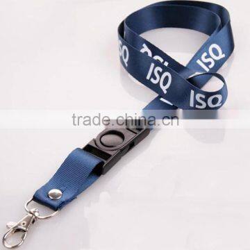 Hihg quality blue Lanyards with logo, Customized neck lanyards