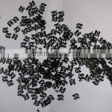 1.3X1.5cm 1.0x1.3cm 1.0x1.1cm Metallic PVC 20 21 25 Happy Birthday Confetti for Party Decoration photo-2