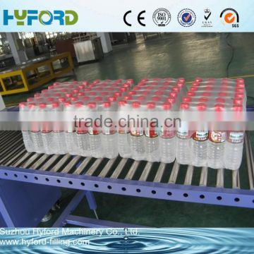 Automatic PE film shrink PET bottle wrapping machine