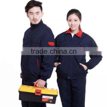 unisex winter industrial uniform customized design industrial uniforms workwear jacket and pants working wear top quality