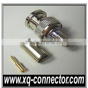 XinQi High Quality CCTV Camera Accessories BNC Male Crimp BNC Connector