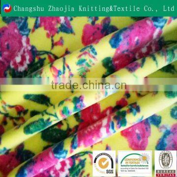 Make-to-order 100% polyester printed super soft velboa plush fabric