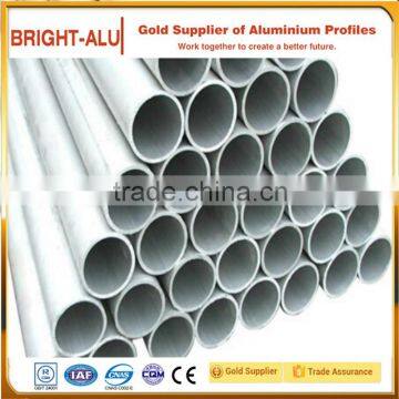 T3 - T8 temper and 6000 series grade round shape anodized extruded tube aluminum profile with superior quality