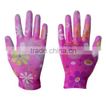 PU coated working gloves