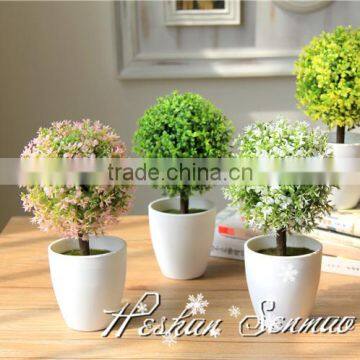 Competitive price artificial boxwood grass ball for table decoration