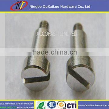 High strength Slotted shoulder screw M4