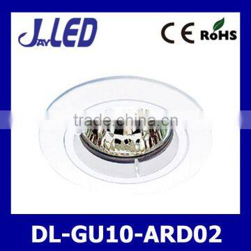 gu10 downlight fitting, aluminum downlight