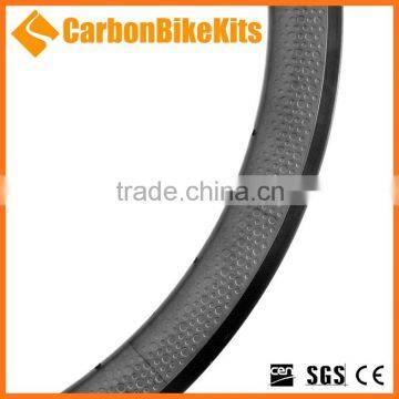 CBK Aero Design 45mm Deep 700c Road Racing Bike Dimple Carbon Rims Tubular