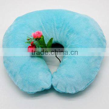 Hot Sale Comfortable Customized Breathable Blue Infant Neck Pillow