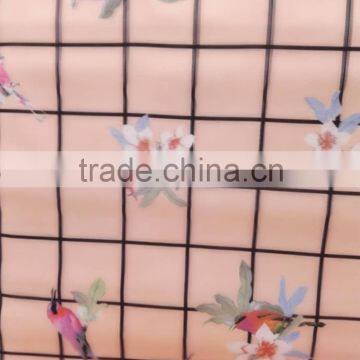 china supplier 3D organza fabric printed fabric