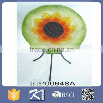 Kinsheng New Product Garden Decoration Glass Bird Bath