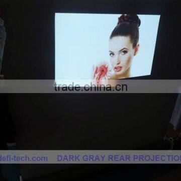 holographic Rear projection film, high resolution adhesive rear projection screen foil