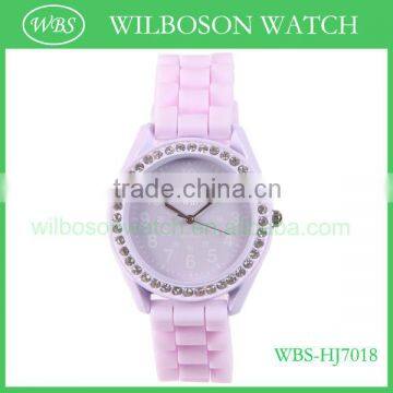 Quartz watch sr626sw lady silicone jelly watch