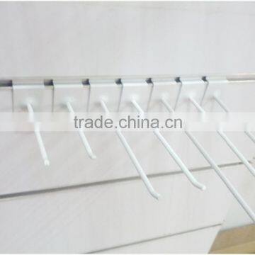 Supermarket Metal Powder White Display Hook for Slating photo-3