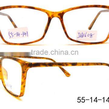 TR90 thin Material yellow demi Eyewear Eyeglasses Spectacles Optical Glasses Frames