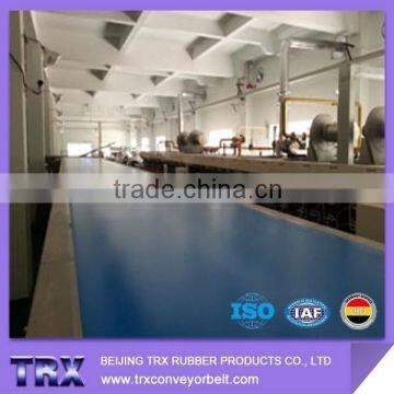 PVC Conveyor Belt With Blue Glossy Surface