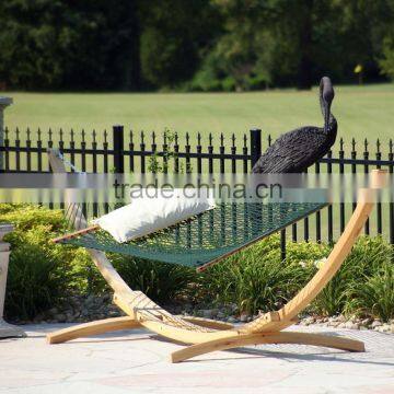 Customized Cotton Rope hammock with wooden stand