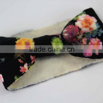 Cheap Floral Print Fabric Korean Baby Headband Kids Headbands photo-4