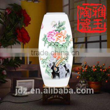 chinese porcelain lamps antique ceramic bamboo lamp for home decoration desk lamp