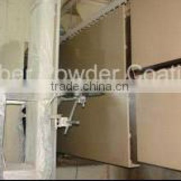 Steel sheet powder coating line