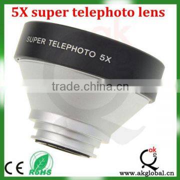 cicle chip universal 5X super telescope lens for mobile phone