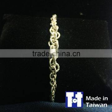 Manual Double Spiral Sterling Silver Bracelet Jewelry Valentine Gift photo-4