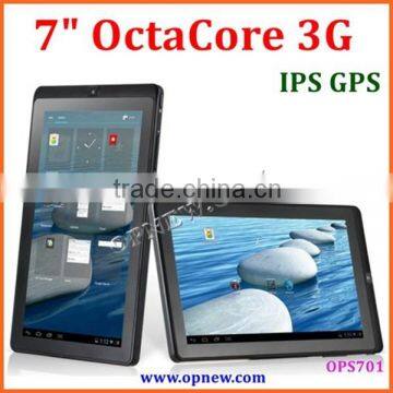 7" 3G Octa Core Tablet pc Dual sim Phone call phablet android Octa Core tablet pc WCDMA bluetooth Wifi OEM