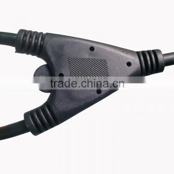 CEE7/7 Y spliter schuko power cord