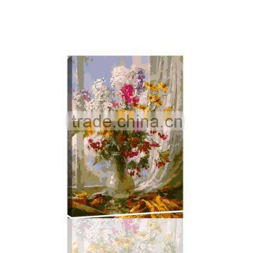 Yiwu Supplier Educational Toy Diy Oil Painting By Number Flower Design Children Can work DIY01