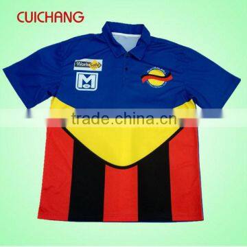 Dye sublimation polo shirt&customized sublimated polo shirts&sublimated polo shirts cc-429