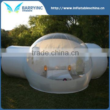 Camping tent inflatable bubble tent outdoor with 2 tunnels