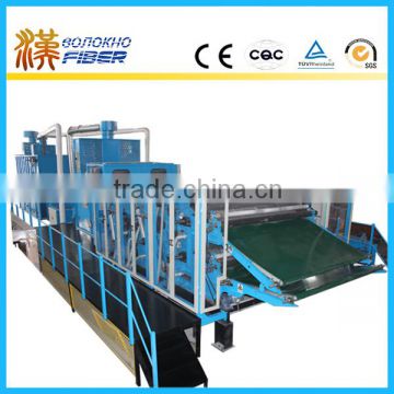 velour carpet needle punching production line, velour carpet needle punched production line