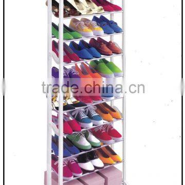 folding plastic 30 pairs shabby chic shoe rack SZ-SR6-10