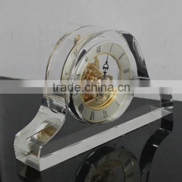 handmade 3d optic crystal iceberg clock