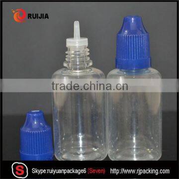 30ml empty e liquid plastic pet dropper bottle with childproof cap                        
                                                                                Supplier's Choice