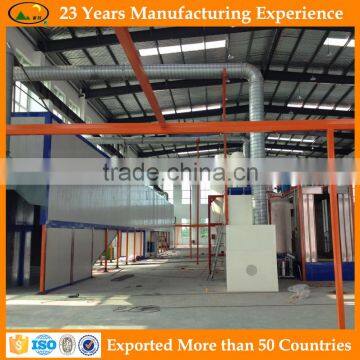 Metal furniture electrostatic powder paint coating plant