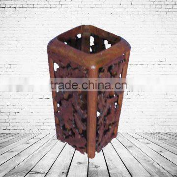 Chinese Exquisite Wood Carving Craft ,Wooden Vase