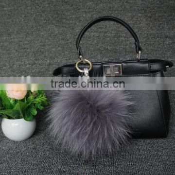 Hat Accessory Genuine Raccoon Fur Pompom/Raccoon Fur ball for hats/Raccoon Fur ball keychain