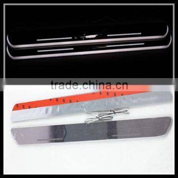 stainless steel led moving door scuff light for Porsche maca.n 2010-2014 led car door sill plate light