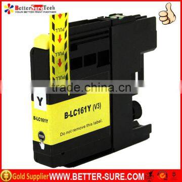 LC161 y compatible ink cartridge for brother lc161 yellow