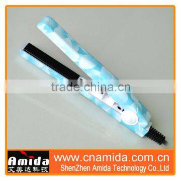 portable ceramic hair straightener for travel, ultrasonic infrared hair straightener