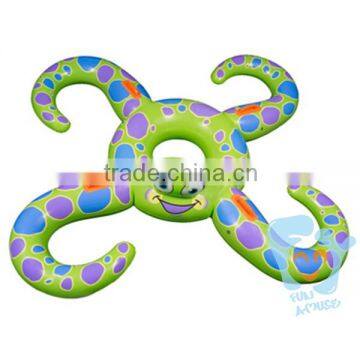 summer toy cheap customized pool float inflatable octopus