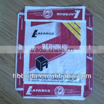 pp woven block bottom valve cement bags