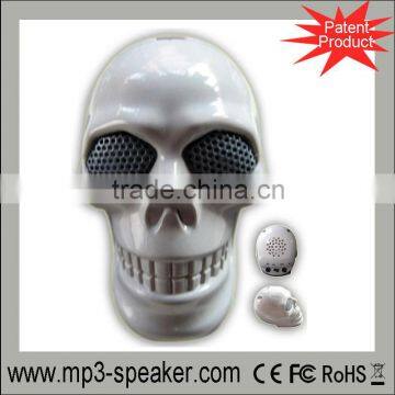 MPS-144 Portable mini cute skull 2014 best price pc speaker