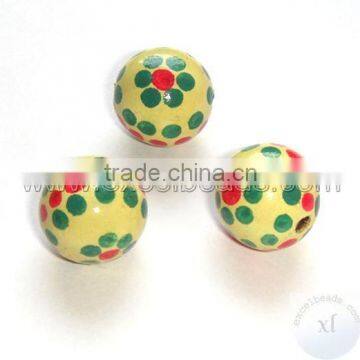 Hand Painted Wooden Beads