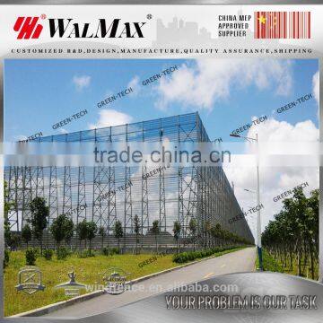 WF-DS015 powder coating steel fence wall for yard