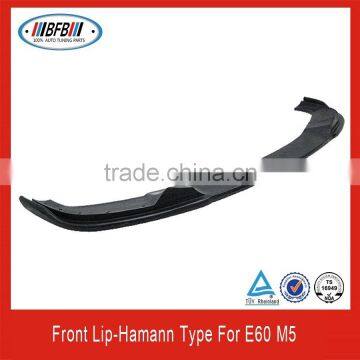 HM type Carbon fiber front lip auto front spoiler diffuser for E60