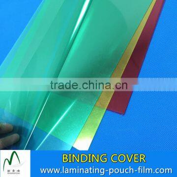 A4 Size 100mic 125mic 0.15mm 0.25mm Clear Colorful Book Binding Cover Transparent PVC Rigid Sheet