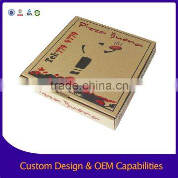 Cardboard box 3-Layer E-Flute Flexo Wholesale pizza box