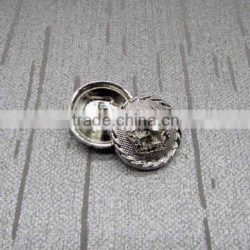 Silver Shields Alloy Sewing Button Metal Buttons